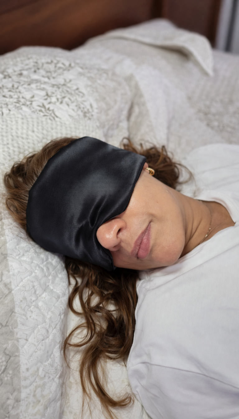 Antifaz para dormir negro